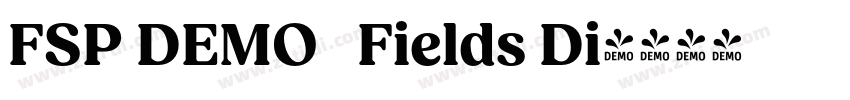 FSP DEMO   Fields Di字体转换